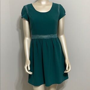 Pins & Needles green dress with lace details